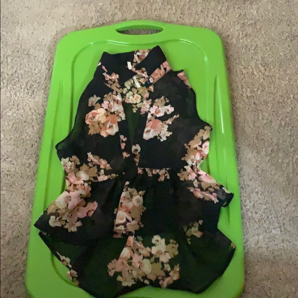 Floral dress top